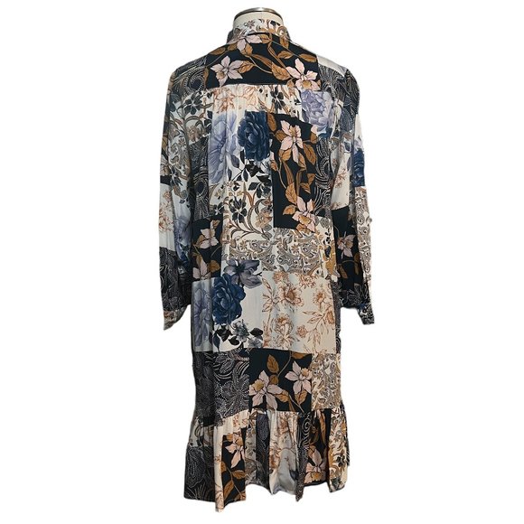 Johnny Was Luna Silk Mini Dress Size Medium - Picture 2 of 16